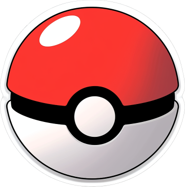 Download Cartoon Pokeball Sticker