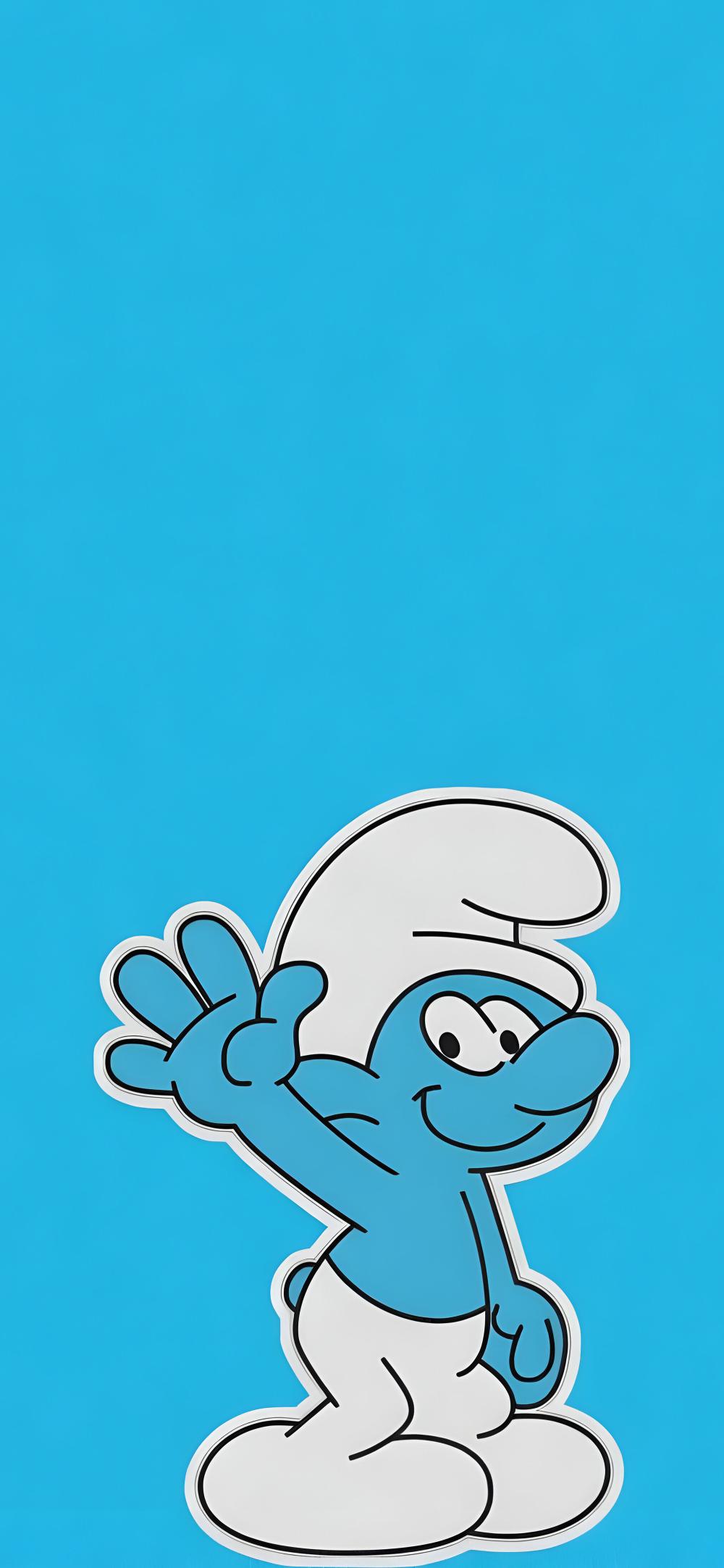 Download Minimalist Smurf