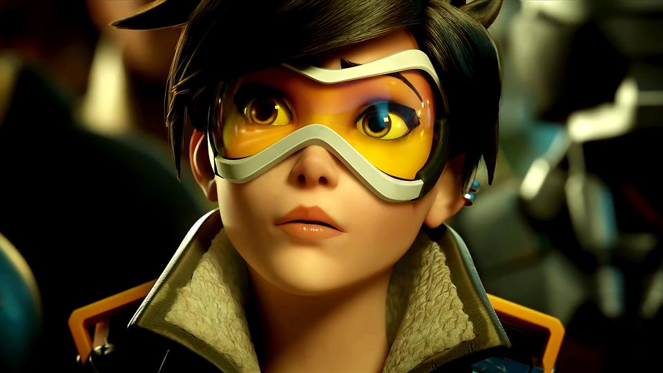 Download female Overwatch character with