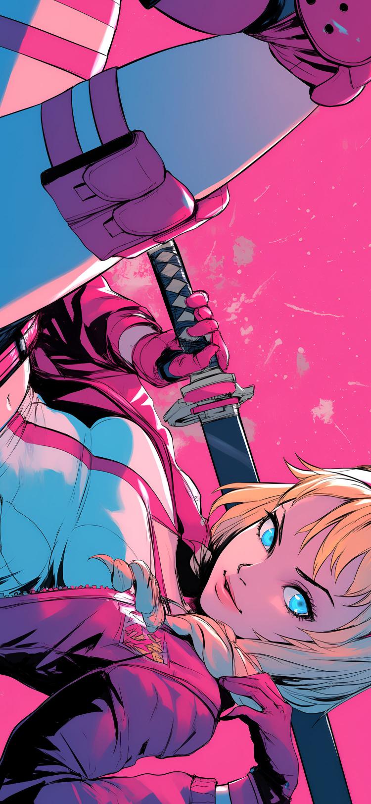 Download Gwenpool Pink Comic Style