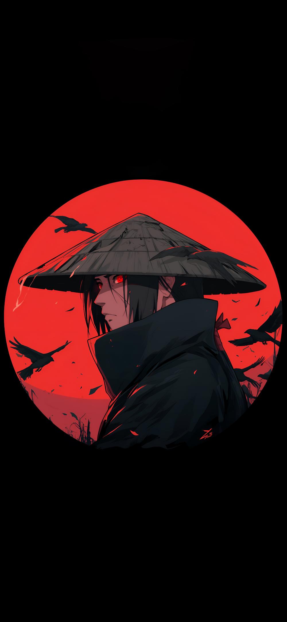 Download Itachi Uchiha Red Moon