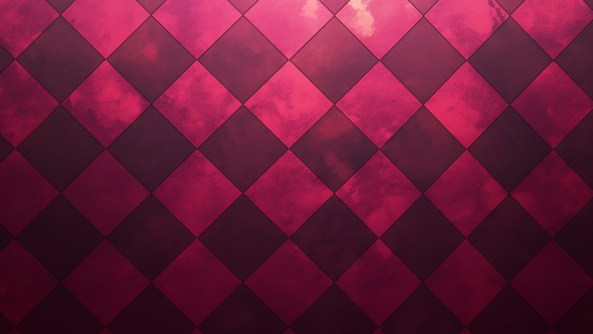 Download Pink Rhombus Geometric Pattern Desktop Wallpaper