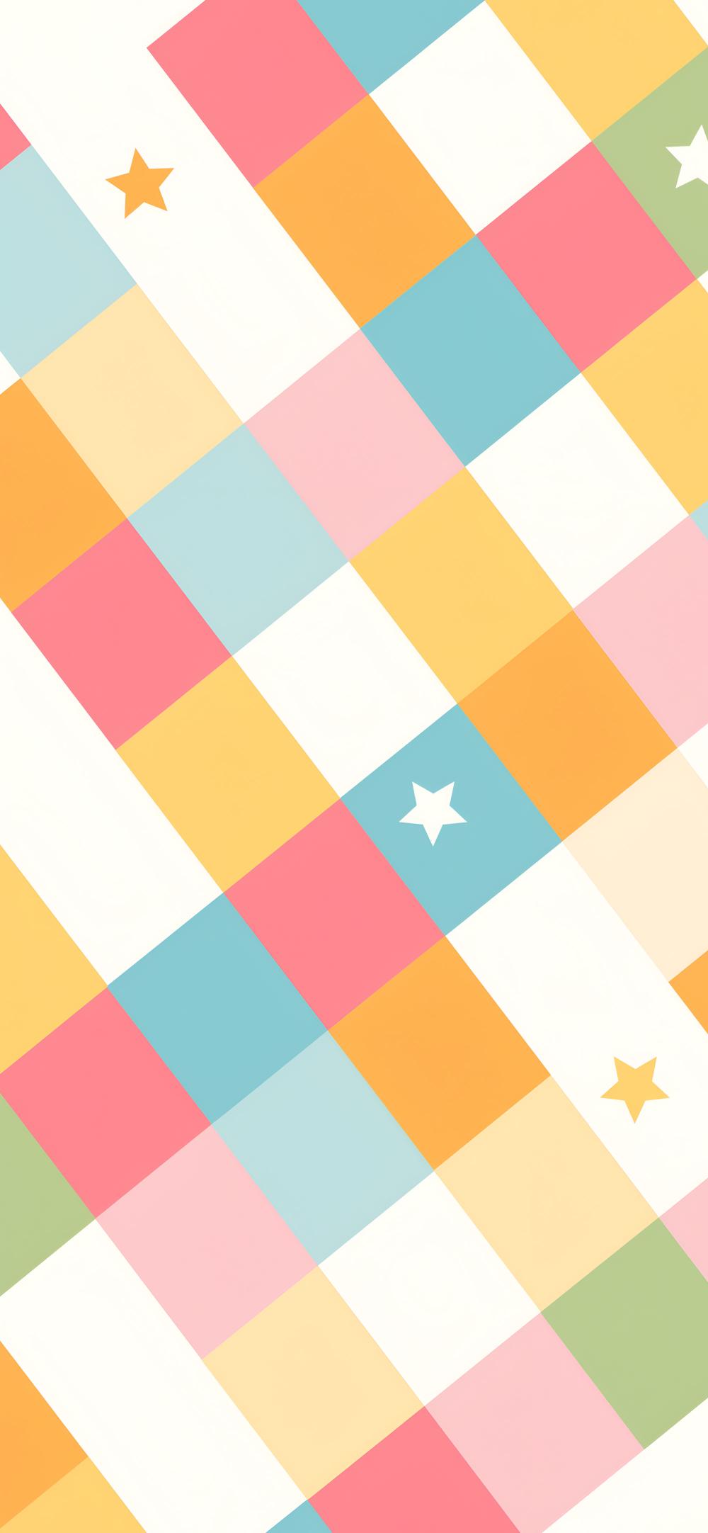 Download Vibrant Preppy Checkered Wallpaper