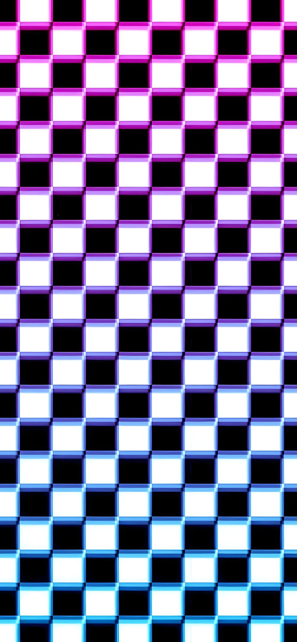 Download Retro Checkered Neon Vibes