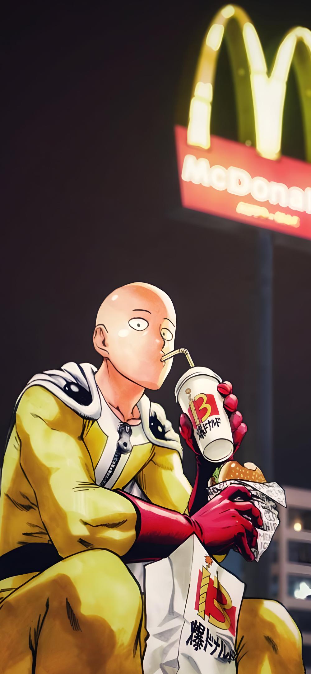 Download Saitama One Punch Man Mcdonalds