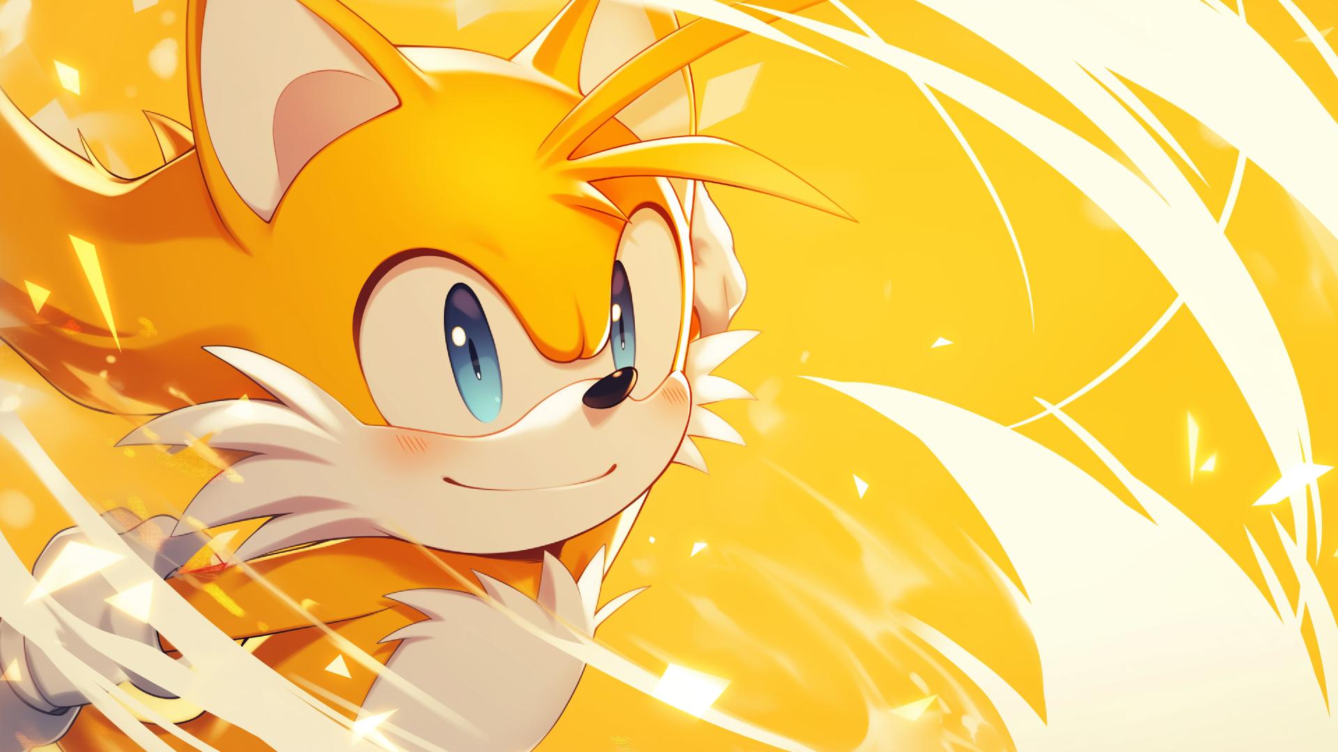 Download Tails Miles Prower Golden Spin