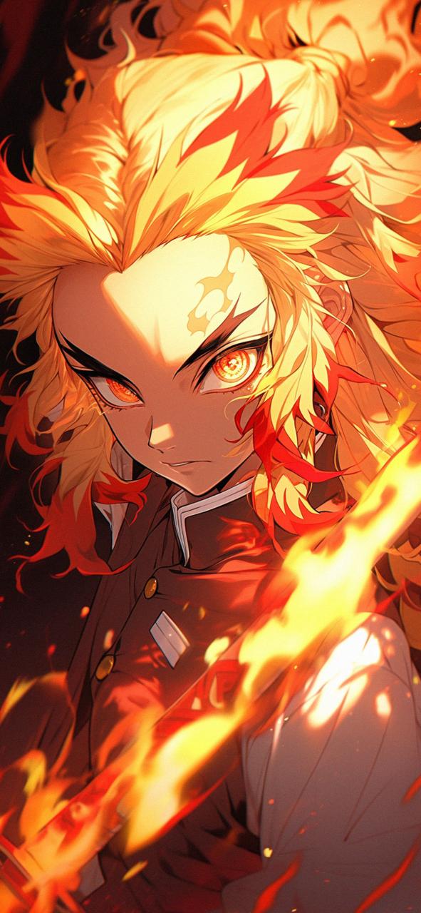 Download Demon Slayer Kyojuro Rengoku Art