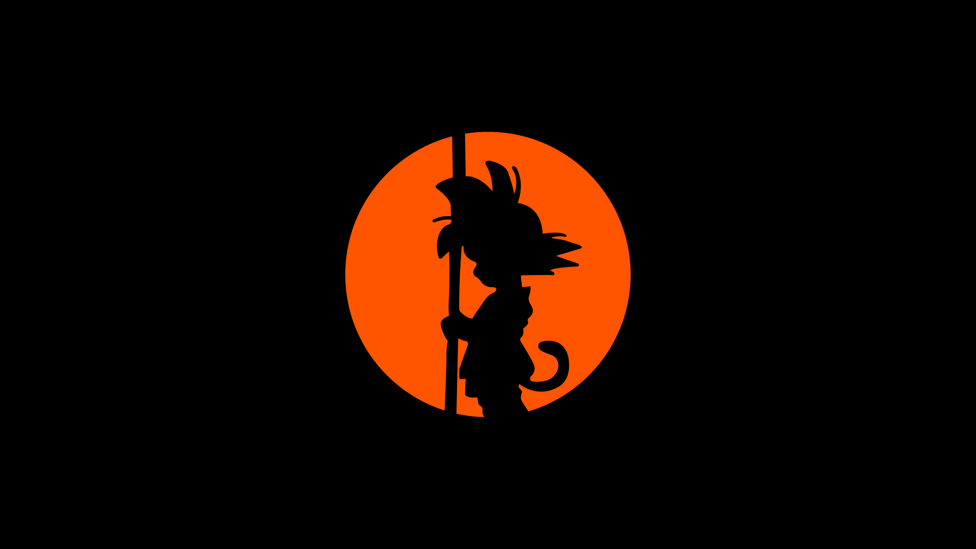 Download Son Goku Silhouette