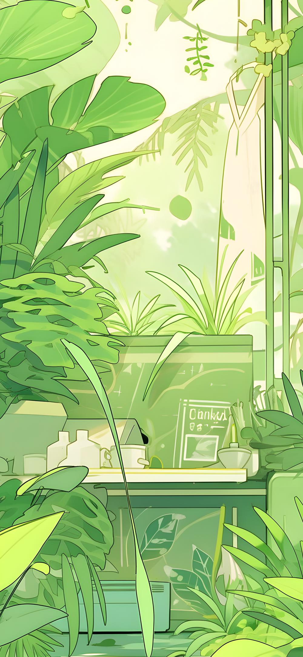 Download Green Houseplants Aesthetic