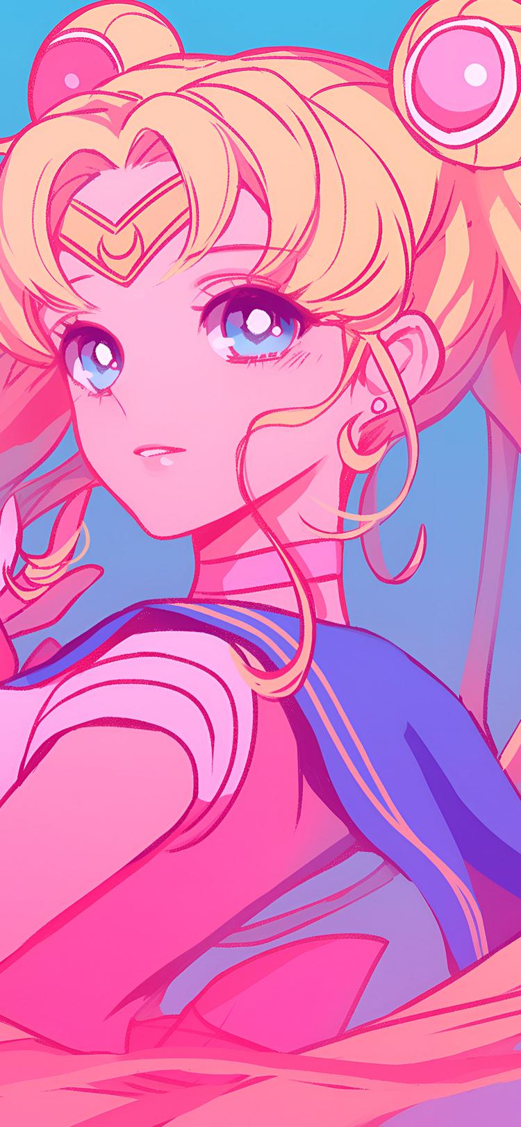 Download Sailor Moon Pink Hair Aesthetic