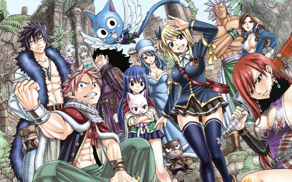 Download Fairy Tail anime girls