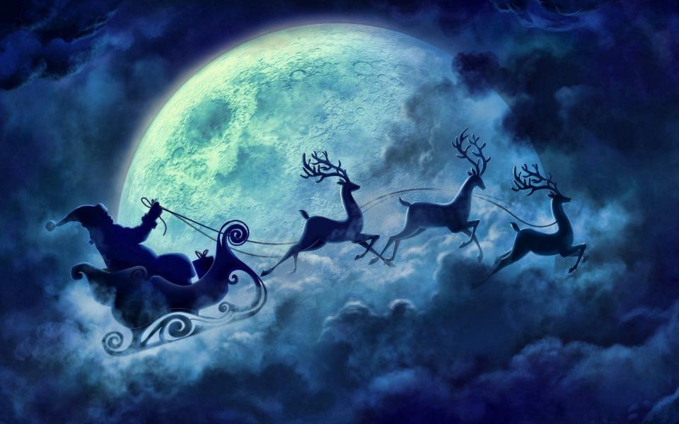 Download Santa Claus and reindeer