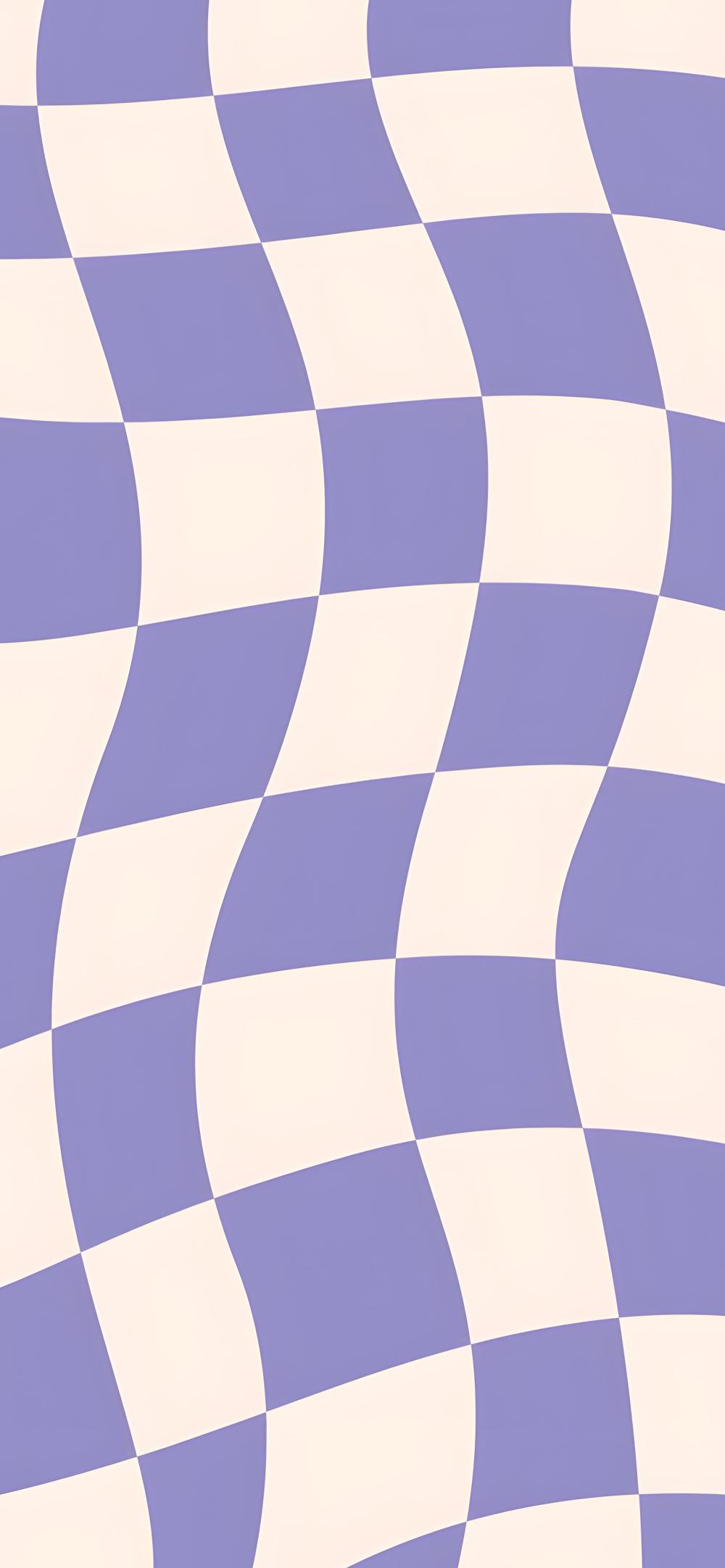 Download Retro Wavy Checkered Pattern