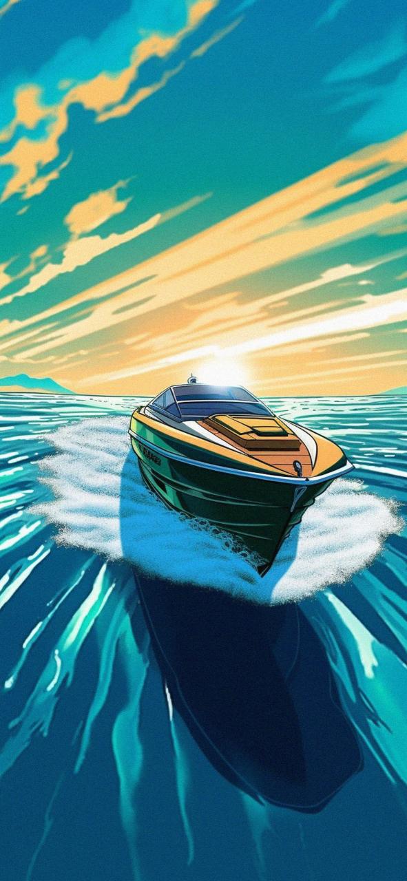 Download Speed Boat In Sea Summer