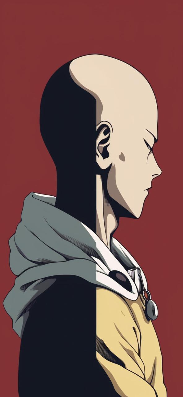 Download One Punch Man Saitama Red