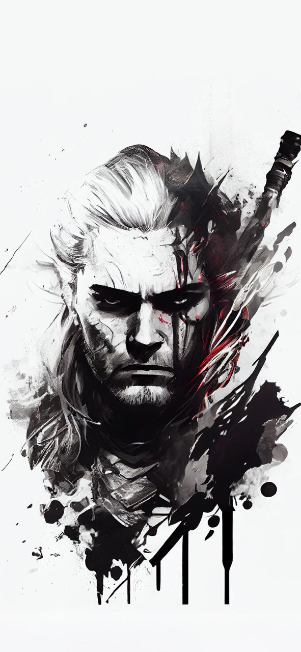 Download The Witcher 3 Geralt White