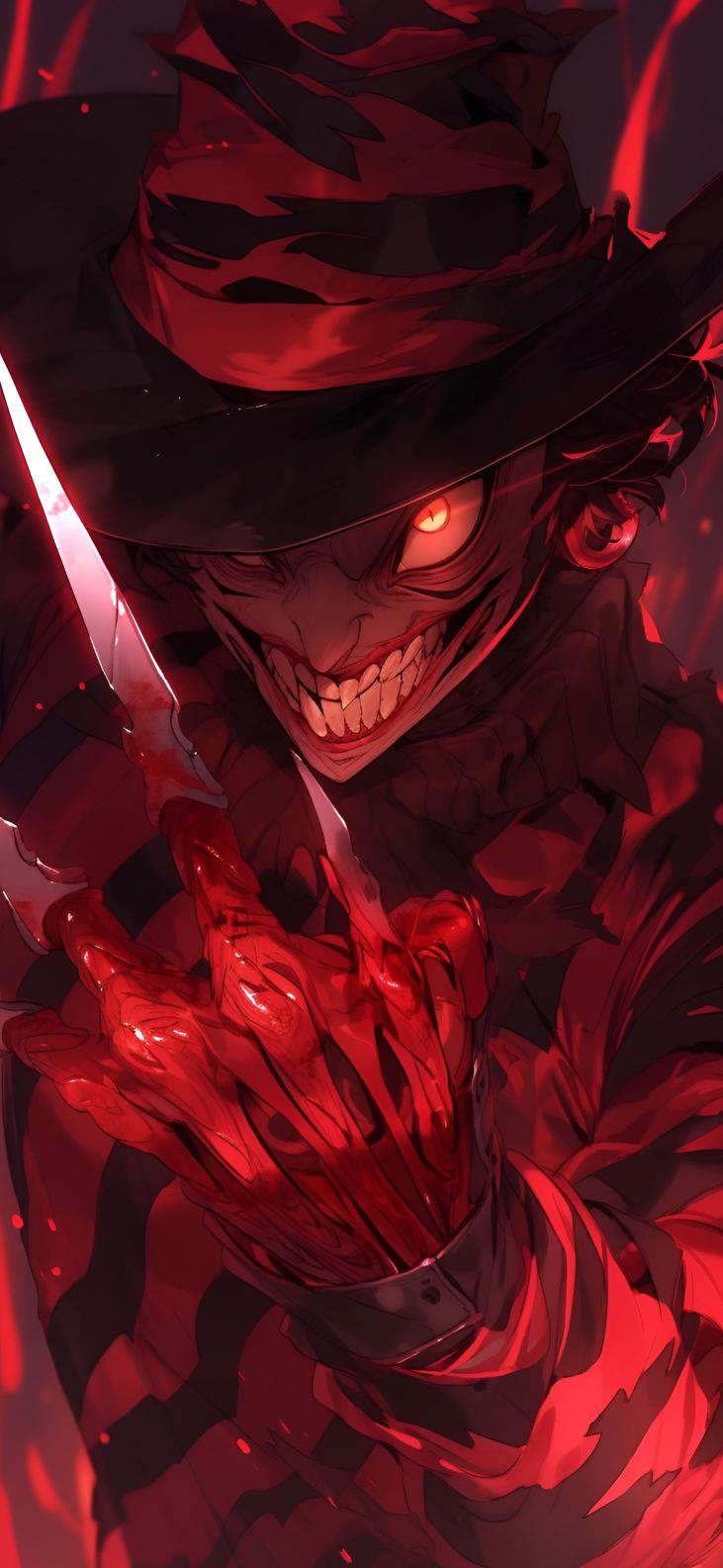 Download Halloween Freddy Krueger Red