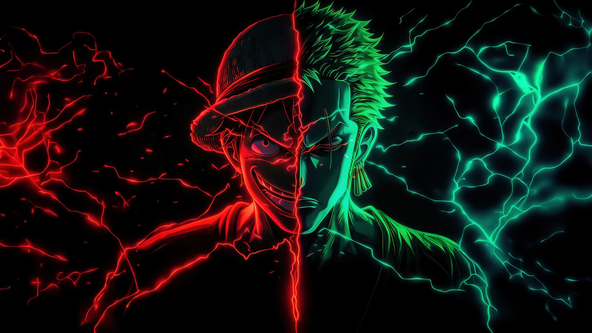 Download Monkey D. Luffy vs Roronoa Zoro AMOLED