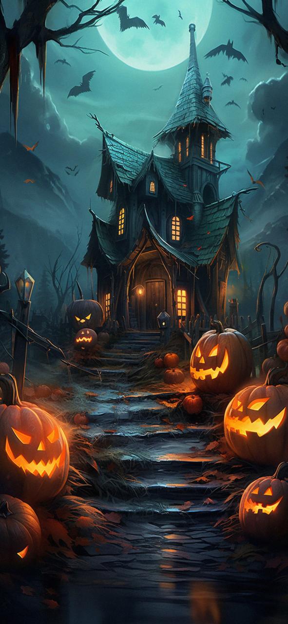 Download Haunted Mansion Halloween Art