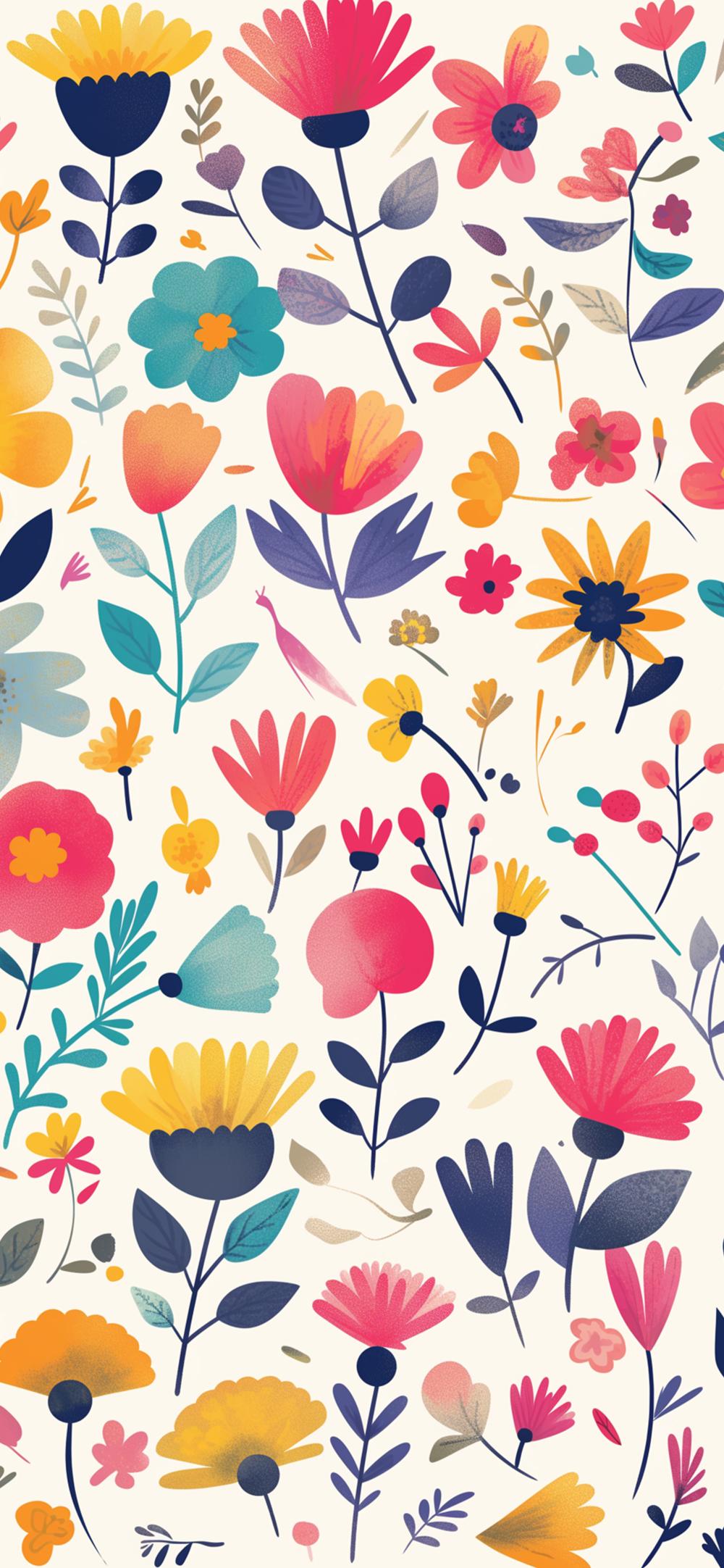 Download Spring Blooms Patterned