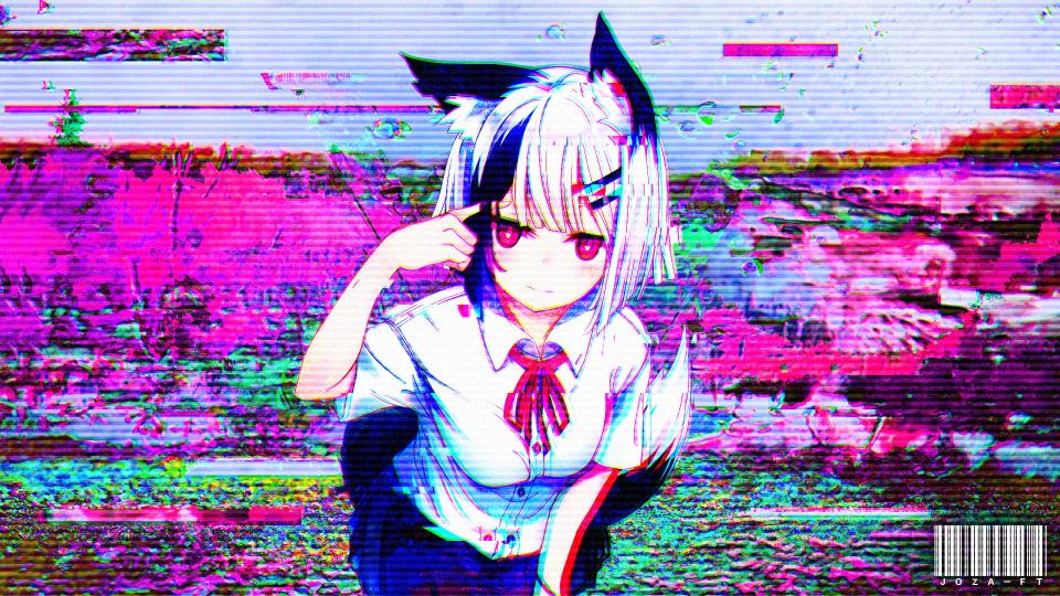 Download anime anime girls cat