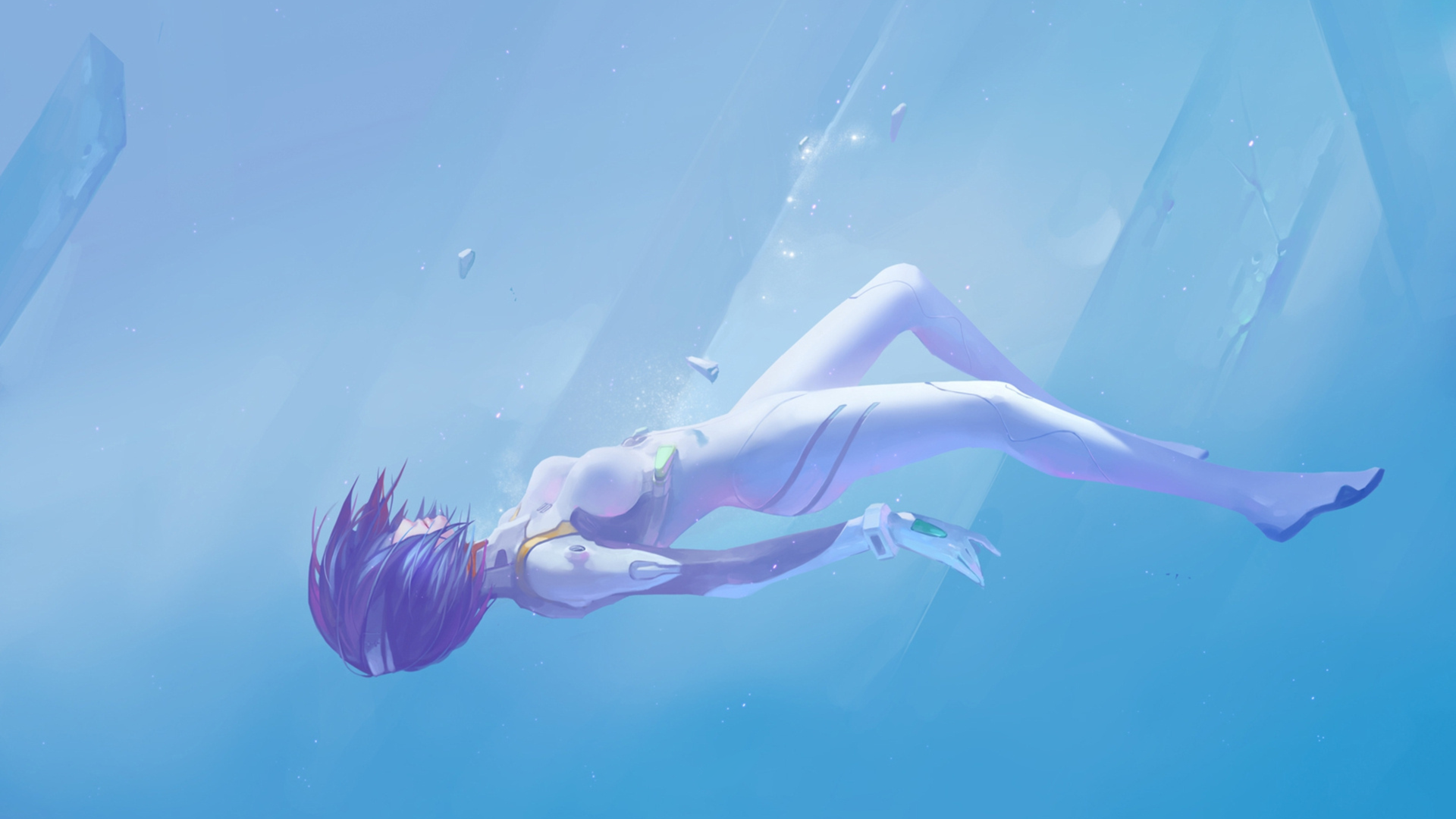 Download Underwater Drowning Rei Ayanami Sleeve