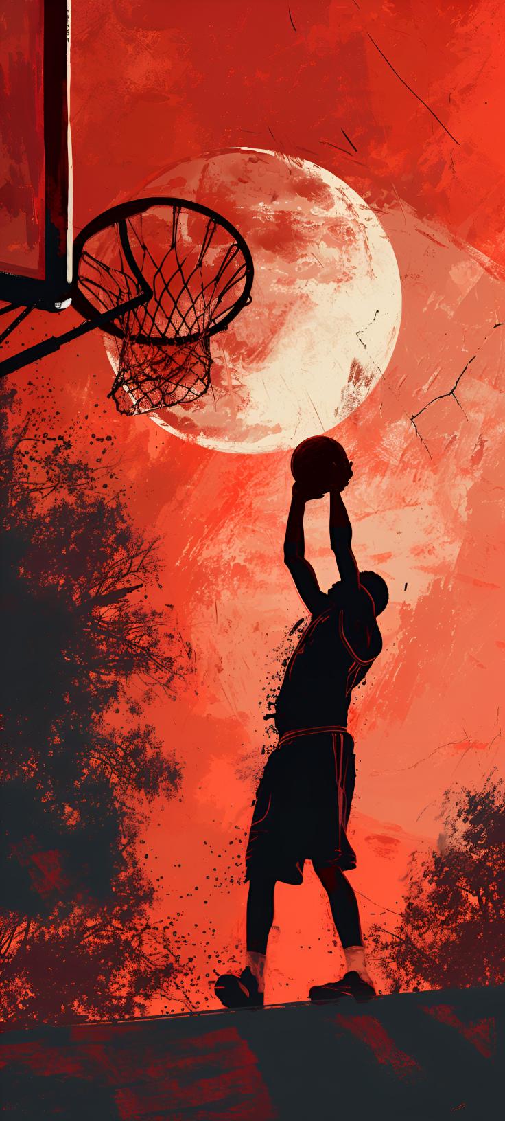 Download Aesthetic Orange Basketball