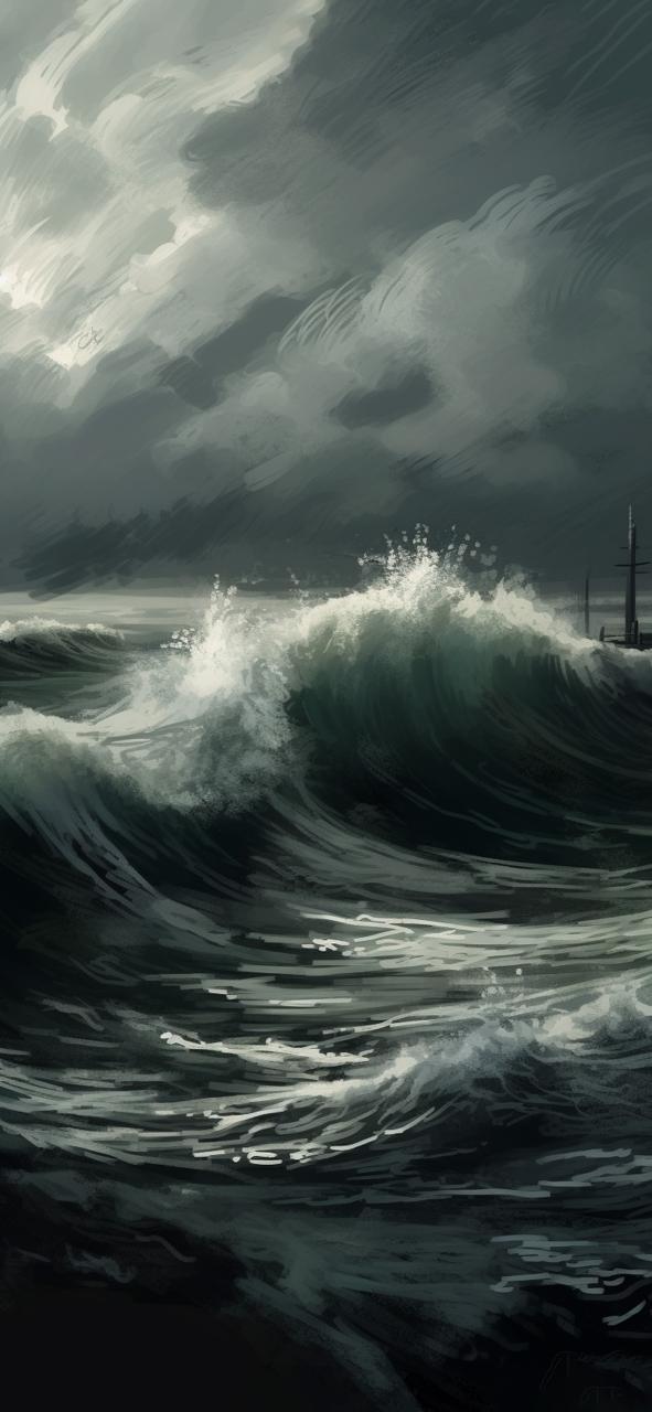 Download Storm On The Sea Art