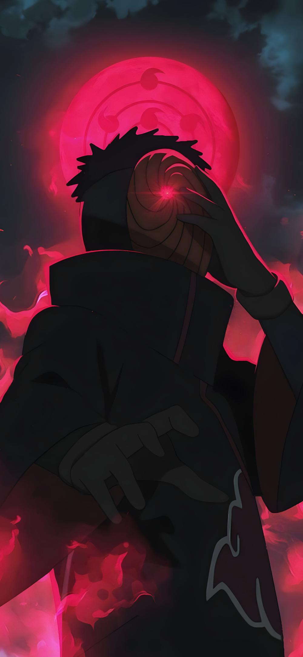 Download Tobi Obito Uchiha Red Moon