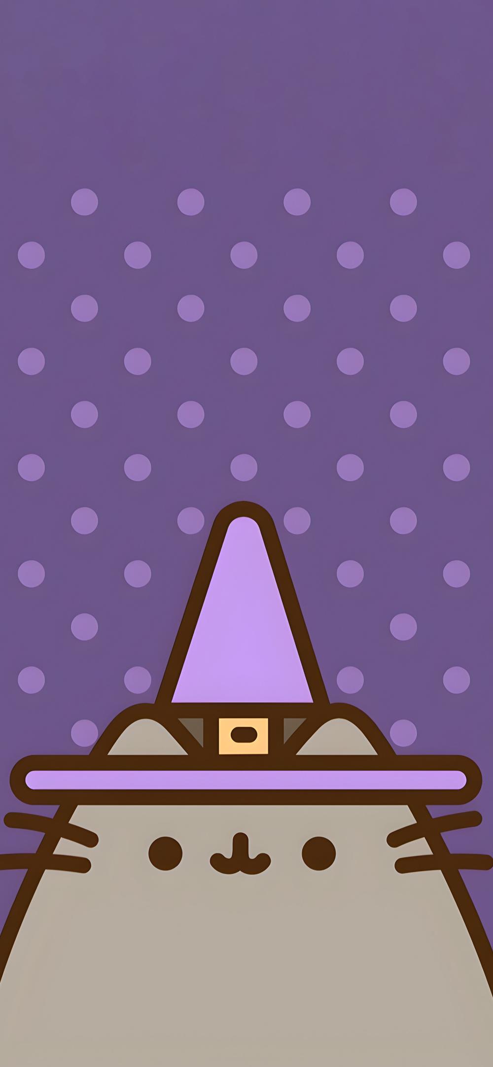 Download Pusheen Witchy Vibes Purple