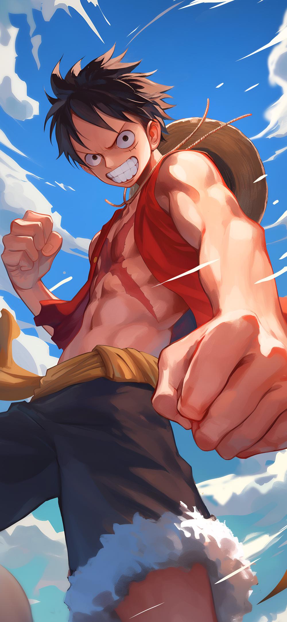 Download One Piece Luffy Epic Pose Hd