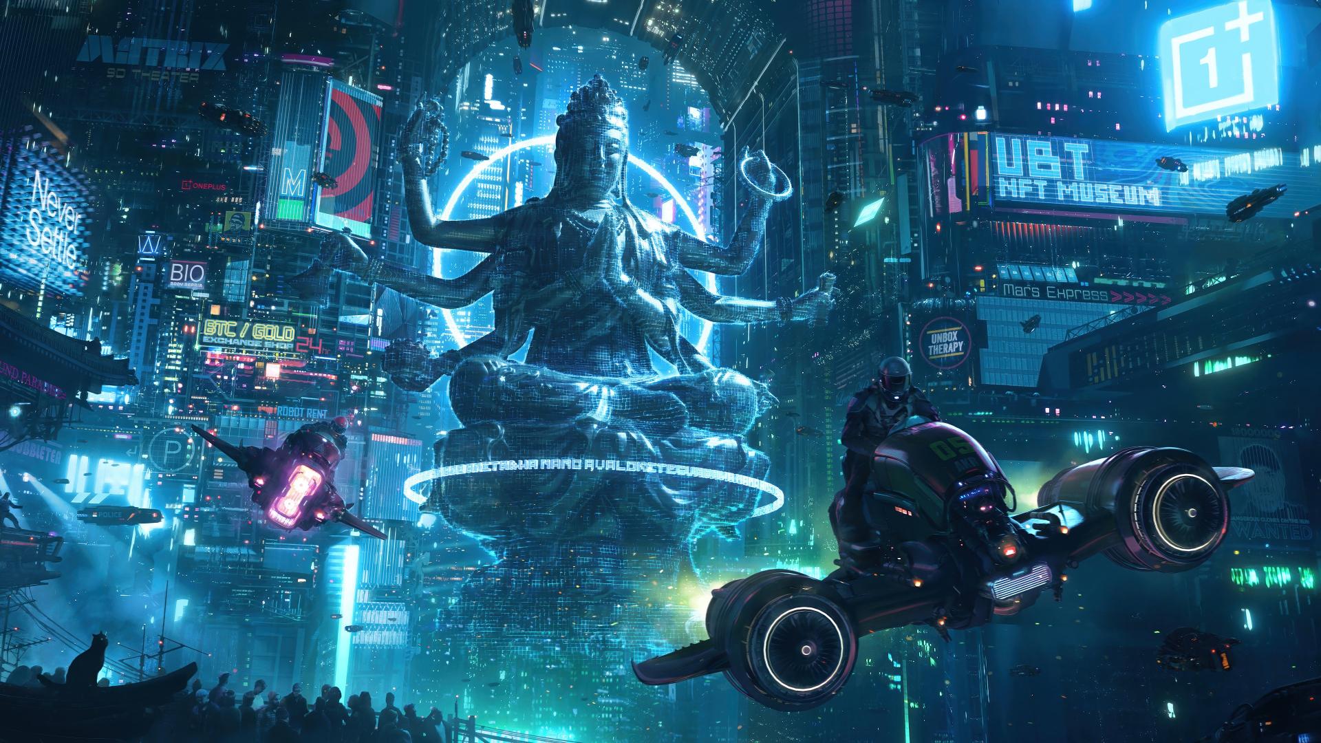 Download Cyberpunk Buddha