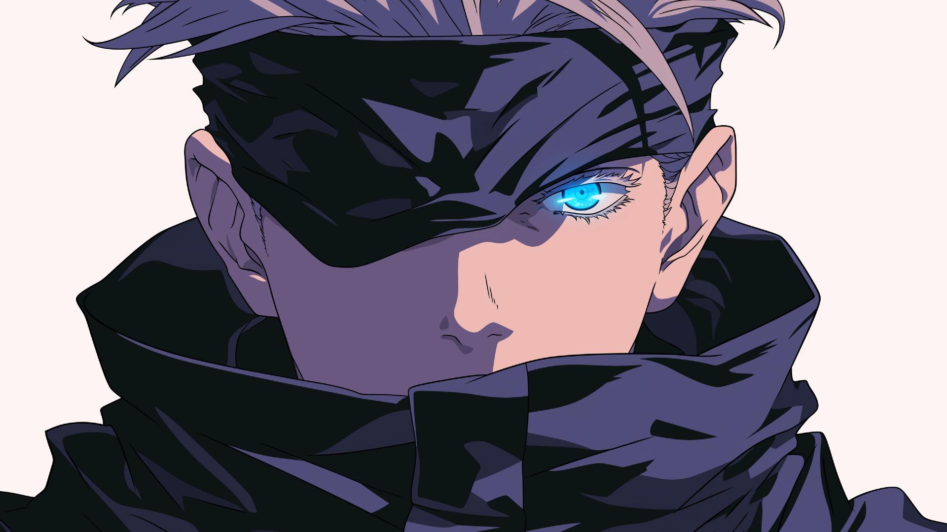 Download Satoru Gojo Blindfold Blue Eyes