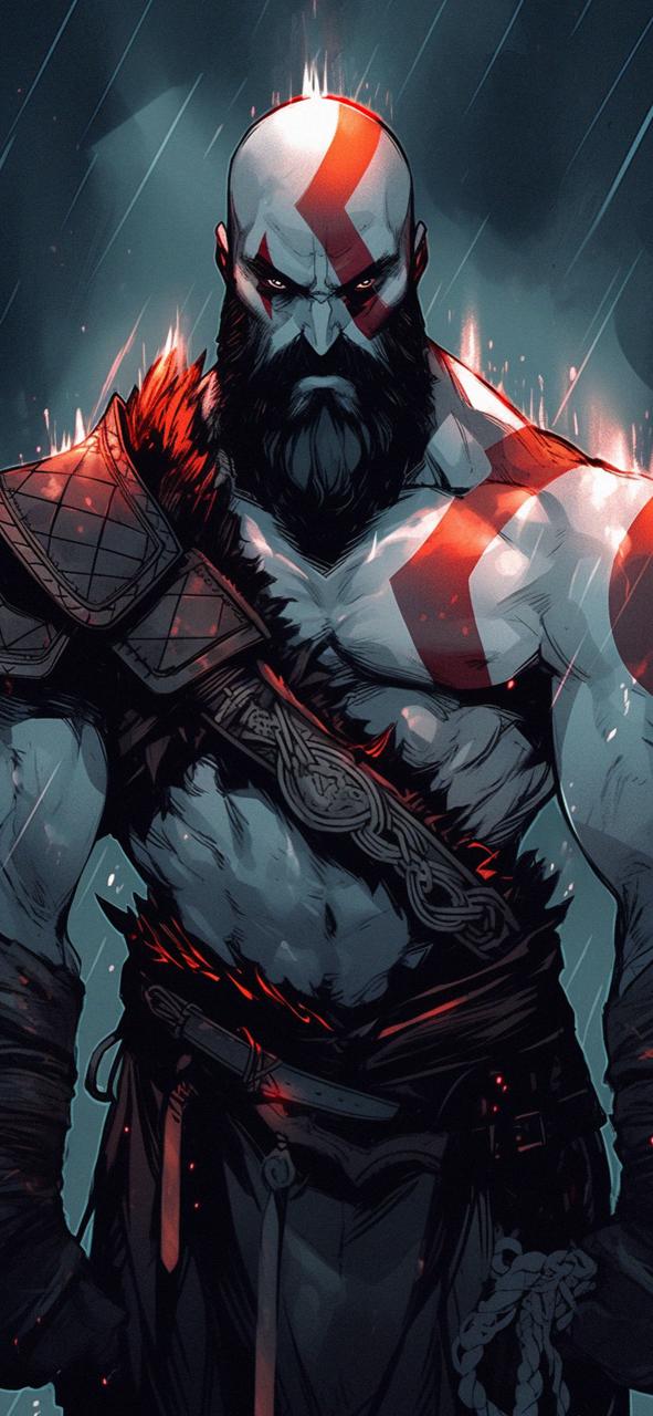 Download Kratos Under The Rain Art