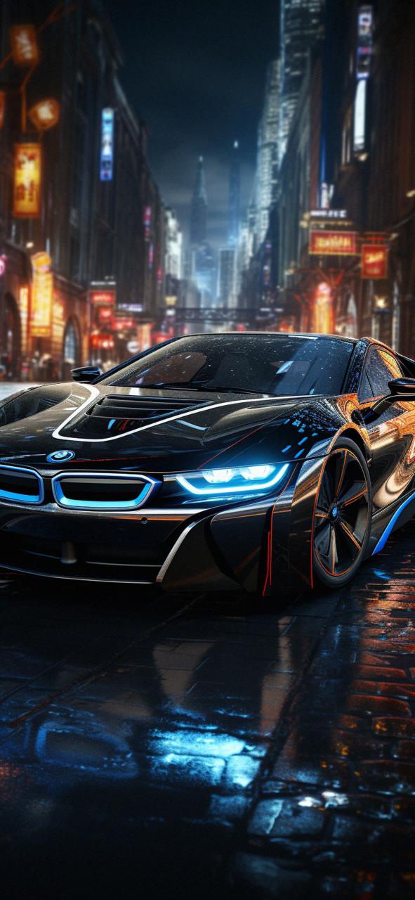 Download Bmw I8 In The City Art