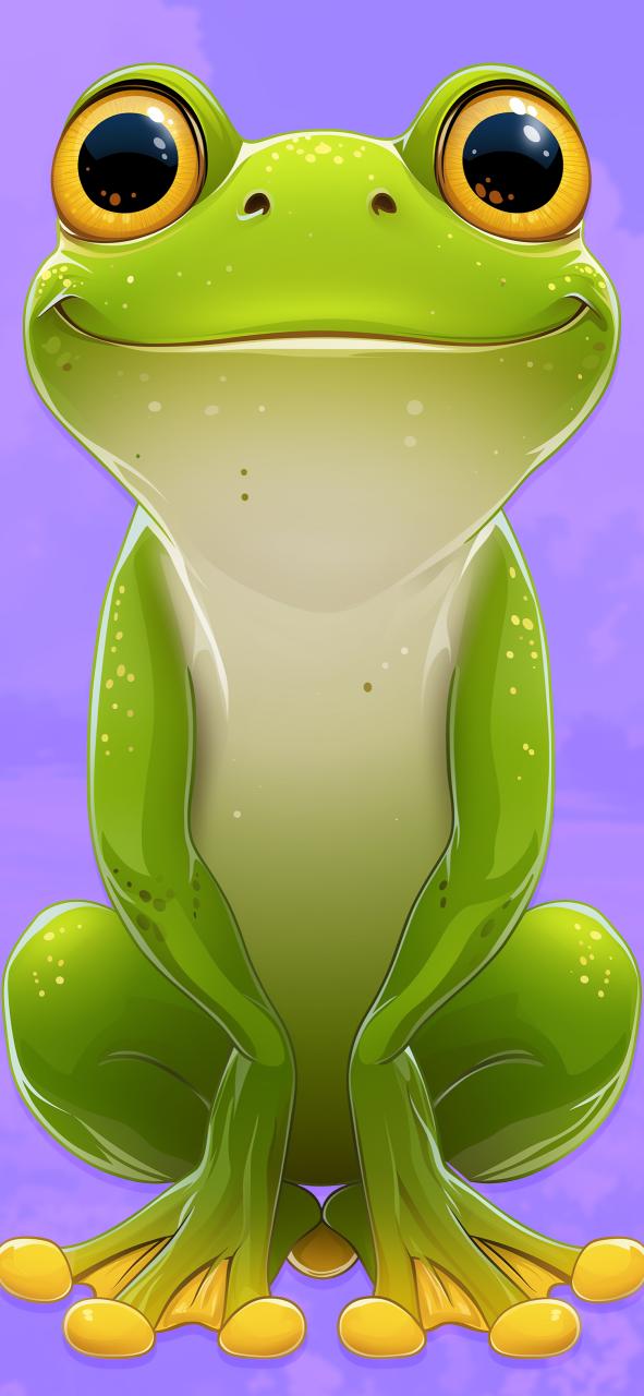 Download Funny Frog Purple