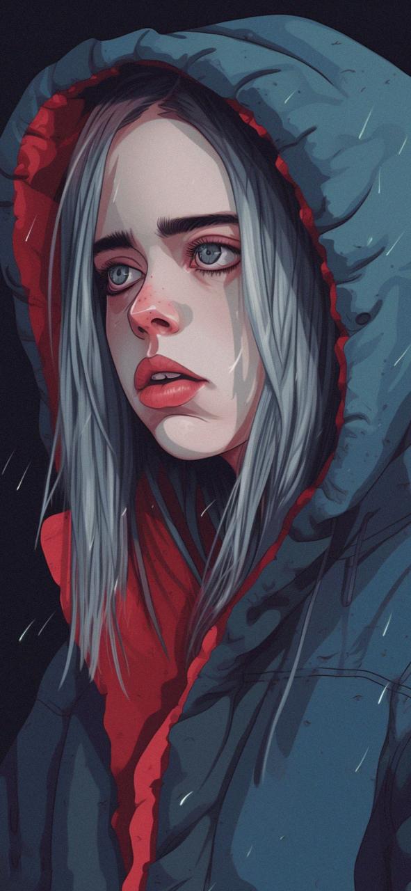 Download Billie Eilish In A Jacket Art