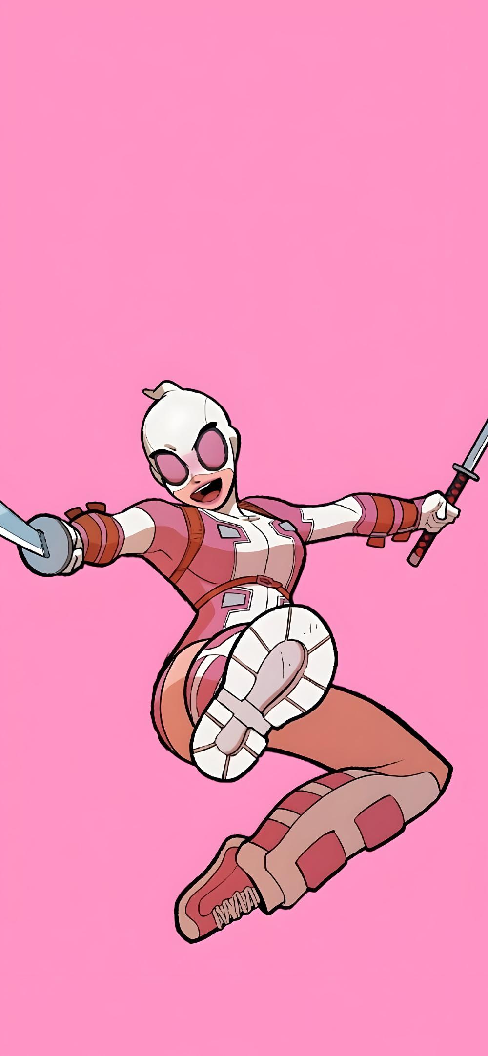 Download Gwenpool Marvel Comics Pink